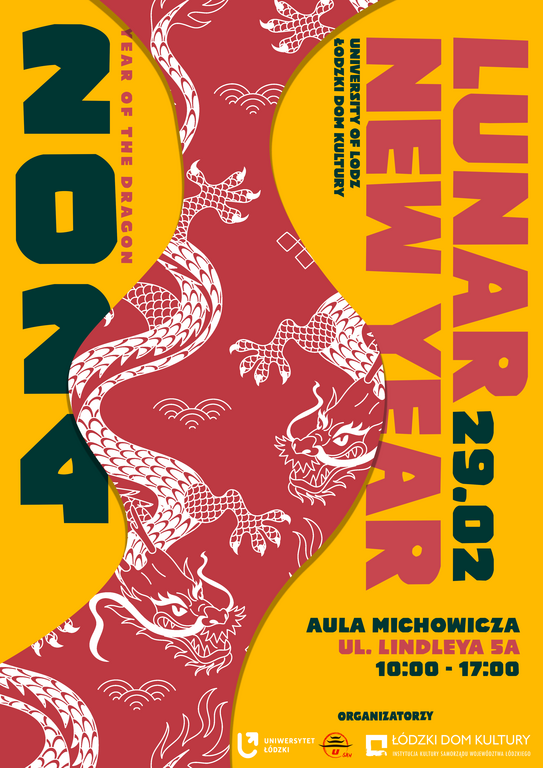 grafika ozdobna prezentująca plakat wydarzenia nawiązujący do kultury wschodu