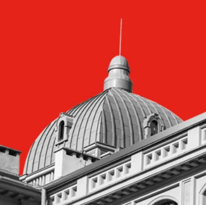 A photo of the University of Lodz Rector's Office building