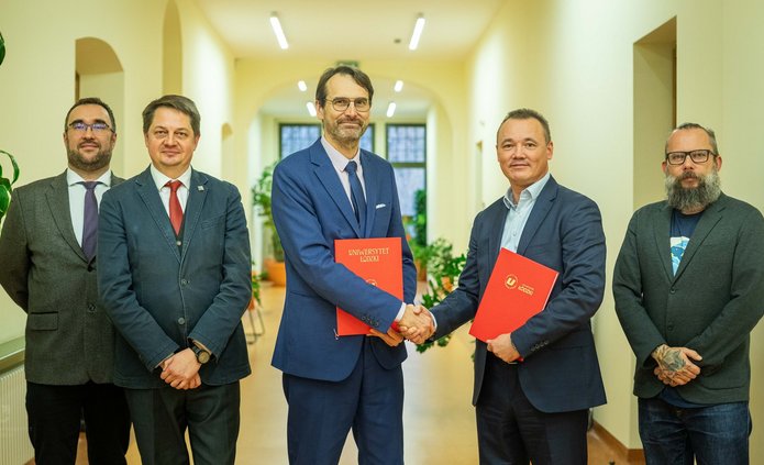 Podpisanie listu intencyjnego UŁ x ŁSSE