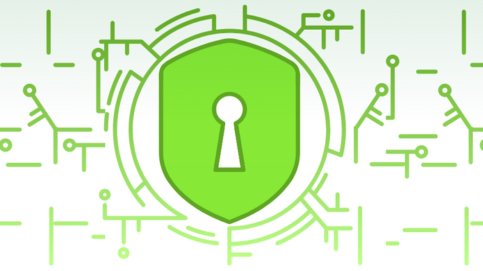 Plakat promujący I Ogólnopolską Konferencję Naukową Młodych Badaczy Bezpieczeństwa. Zielone tło, centralnie grafika kłódki otoczonej liniami przypominającymi obwody elektroniczne. Tekst: ‘I Ogólnopolska Konferencja Naukowa Młodych Badaczy Bezpieczeństwa. Bezpieczeństwo – Perspektywy Interdyscyplinarne. 26–27.05.2026, forma hybrydowa’. Na dole logotypy Instytutu Nauk o Polityce i Bezpieczeństwie Uniwersytetu Szczecińskiego oraz partnerów