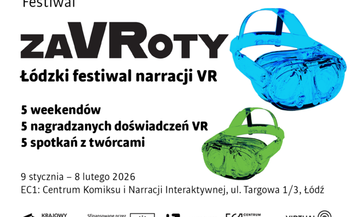 Grafika informująca o Festiwalu zaVroty 