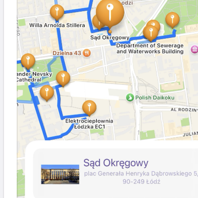 grafika z aplikacji Przyjazne miasto