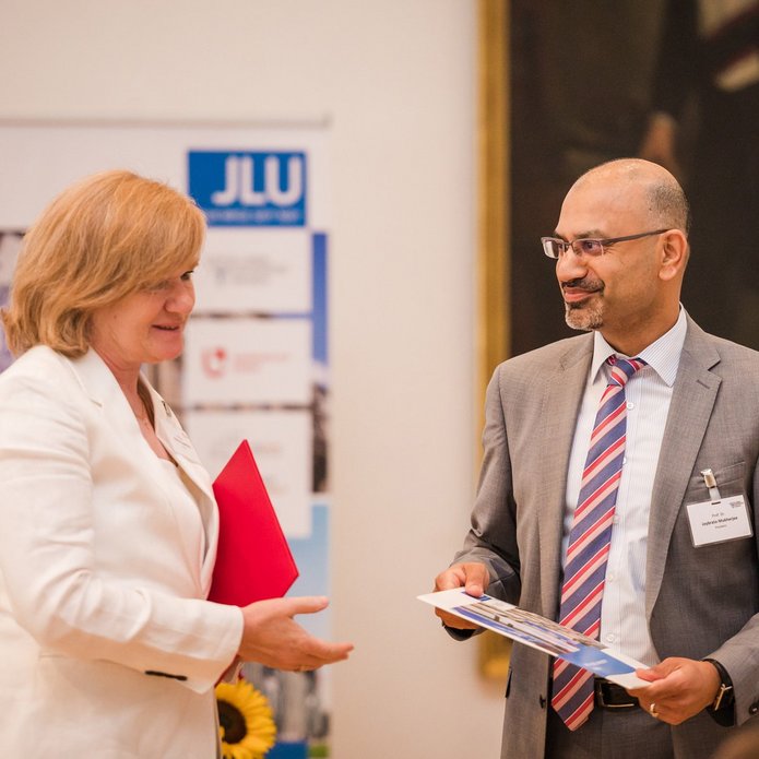 Rektor UŁ i rektor JLU w Giessen