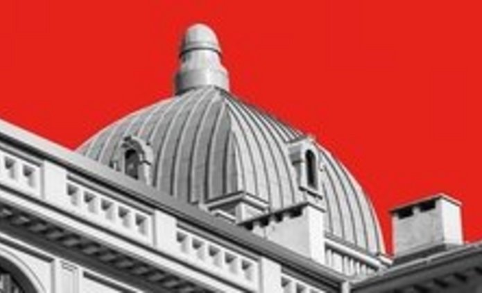 graphic with the University of Lodz Rector's Office building