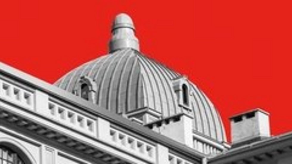 graphic with the University of Lodz Rector's Office building