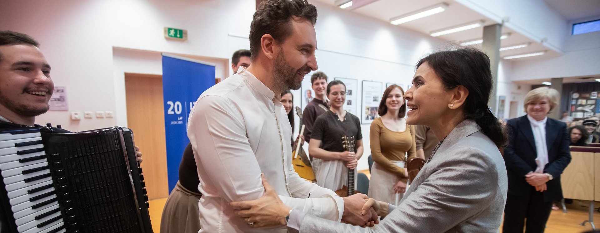 Indian Ambassador congratulates the Academic Slavic Nations Music Band ‘Balalaikas’