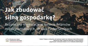 Baner informujący o dofinansowaniu z Ministerstwa Nauki i Szkolnictwa Wyższego