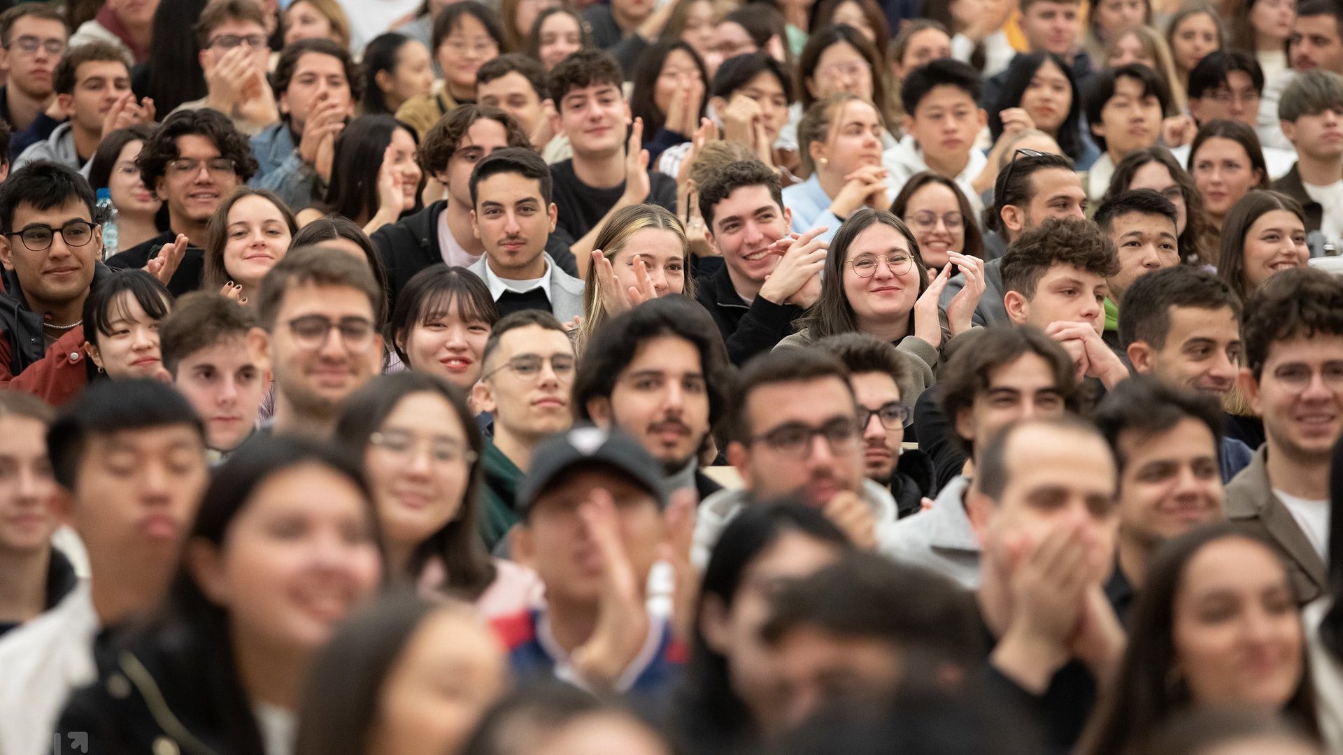 a photo from the international students meeting