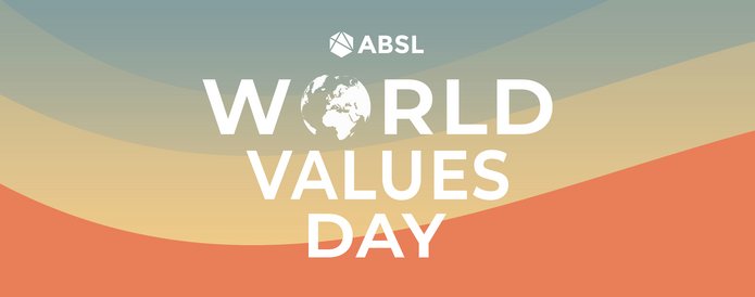 a graphic with an inscription World Values Day