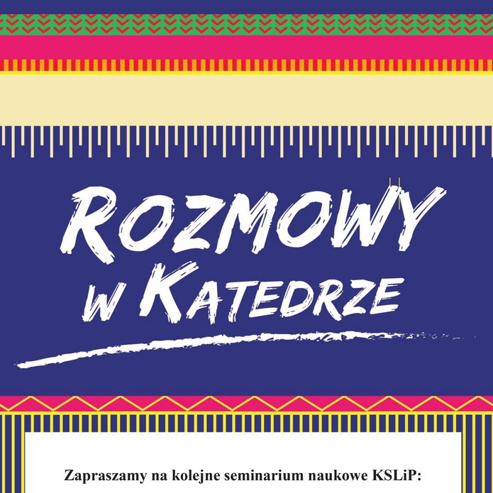 plakat ozdobny wydarzenia rozmowy w katedrze