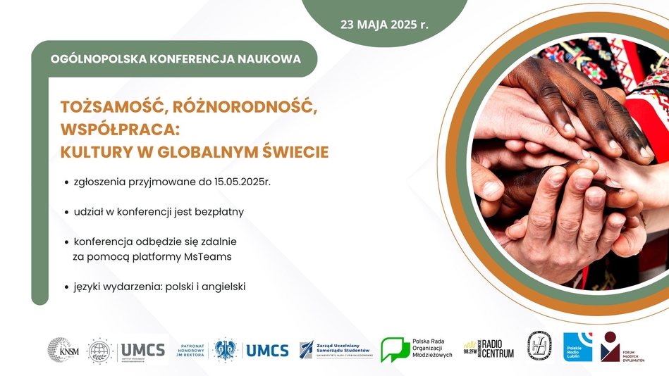plakat informacyjny o konferencji