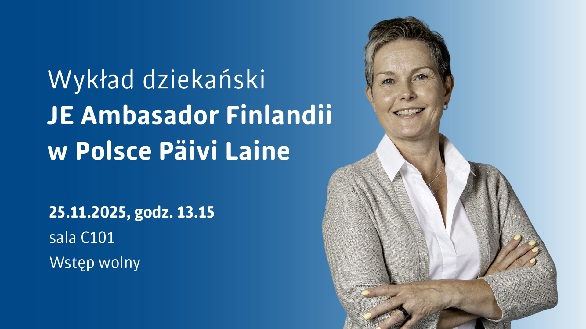 JE Ambasador Finlandii w Polsce  Paivi Laine 