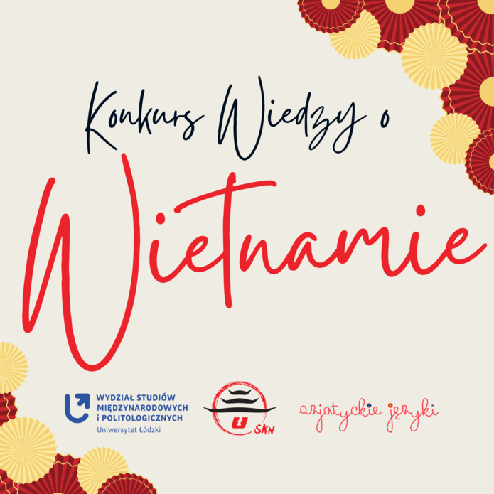 Konkurs Wiedzy o Wietnamie zaproszenie