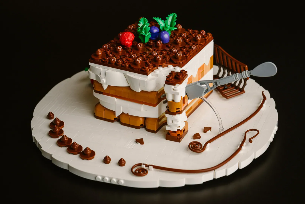 Tiramisu z klocków LEGO