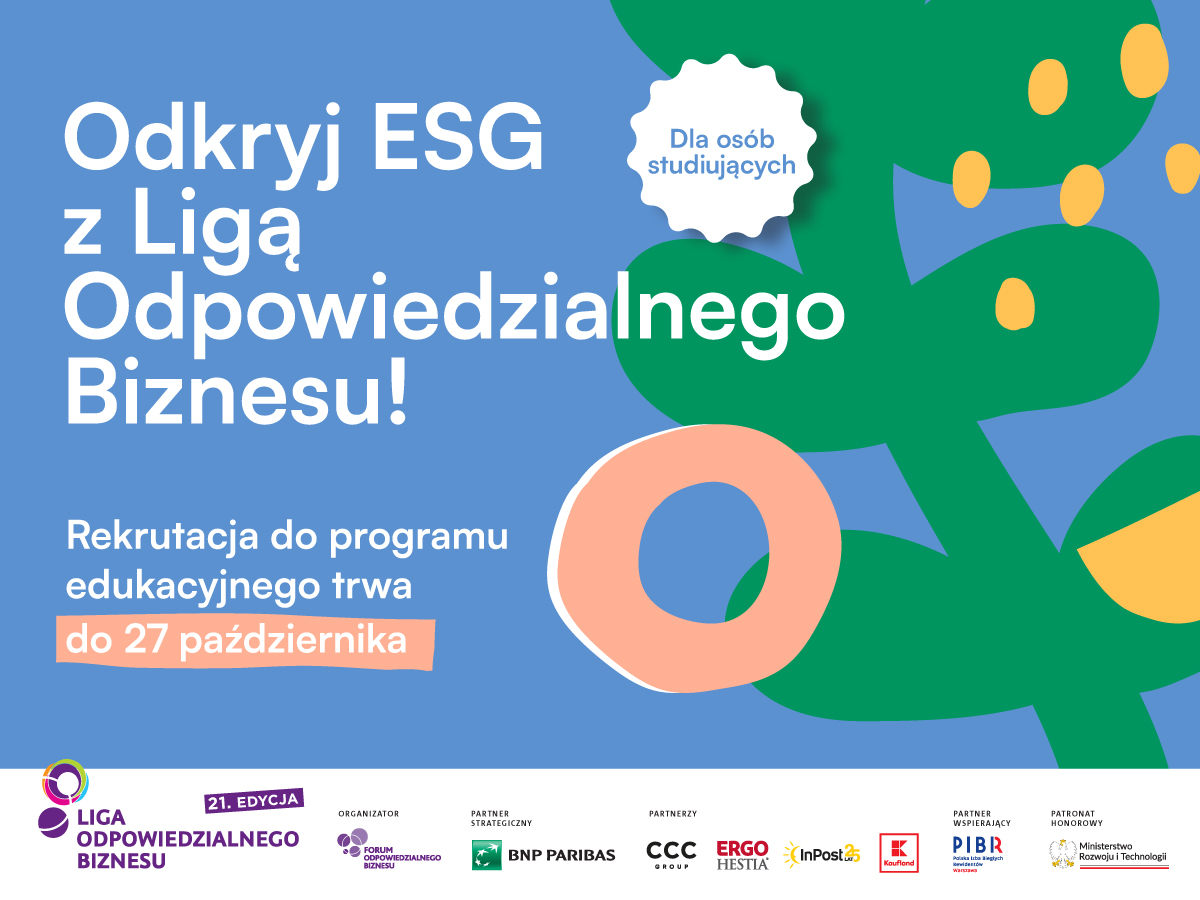 plakat forum odpowiedzialnego biznesu 