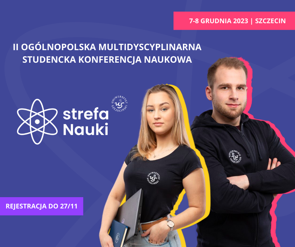 Dwoje studentów stojących obok siebie