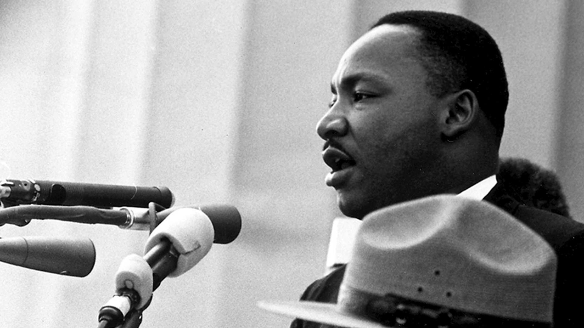 a graphic with Martin Luther King